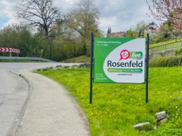 Ortstafel Rosenfeld live 2022
