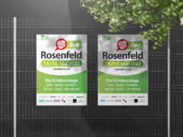 Plakate Rosenfeld live 2022